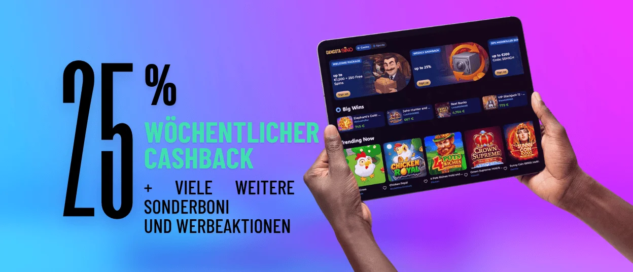 Ganstasino Bonus