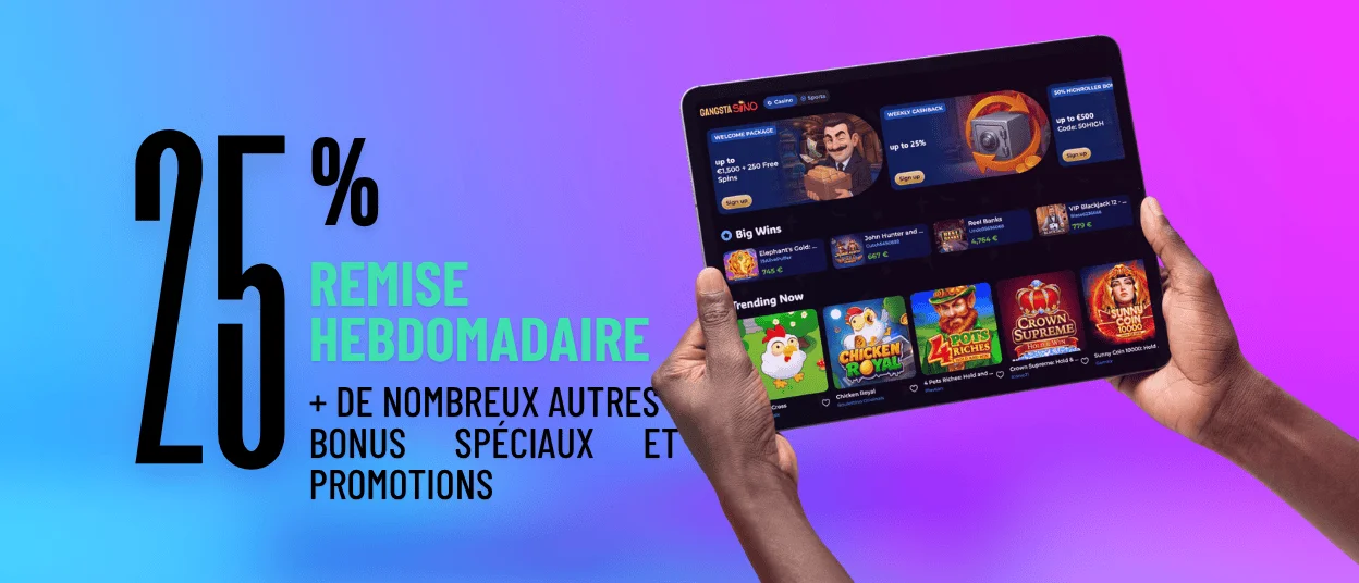 Ganstasino Bonus