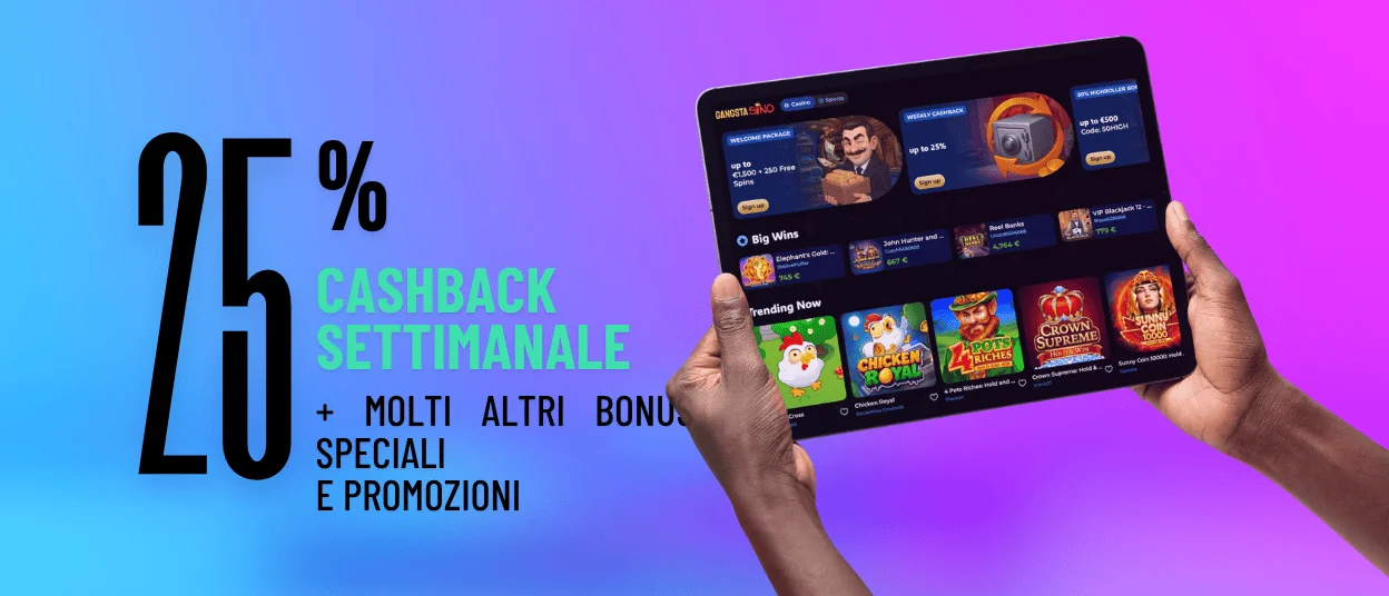 Ganstasino Bonus